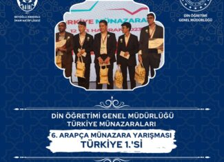 Öğrencilerimiz Türkiye Arapça Münazaraları Şampiyonu